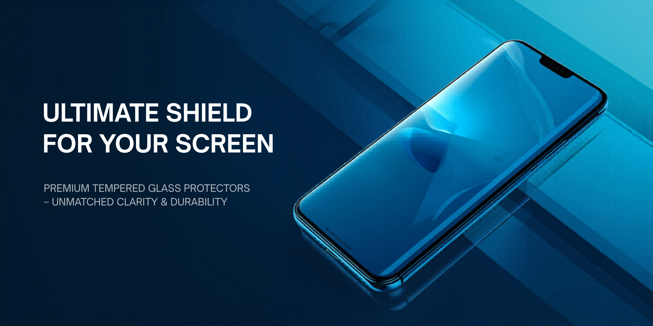 website banner featuring phone protection